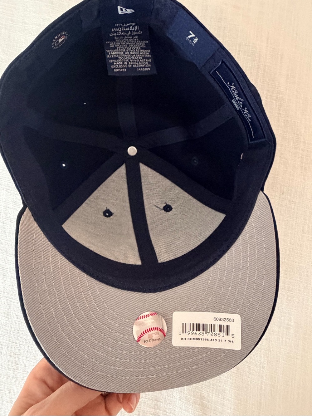 Kith & New Era New York Yankees 59FIFTY Lo Profile Fitted Cap  Size 7 3/4 - Picture 6 of 7